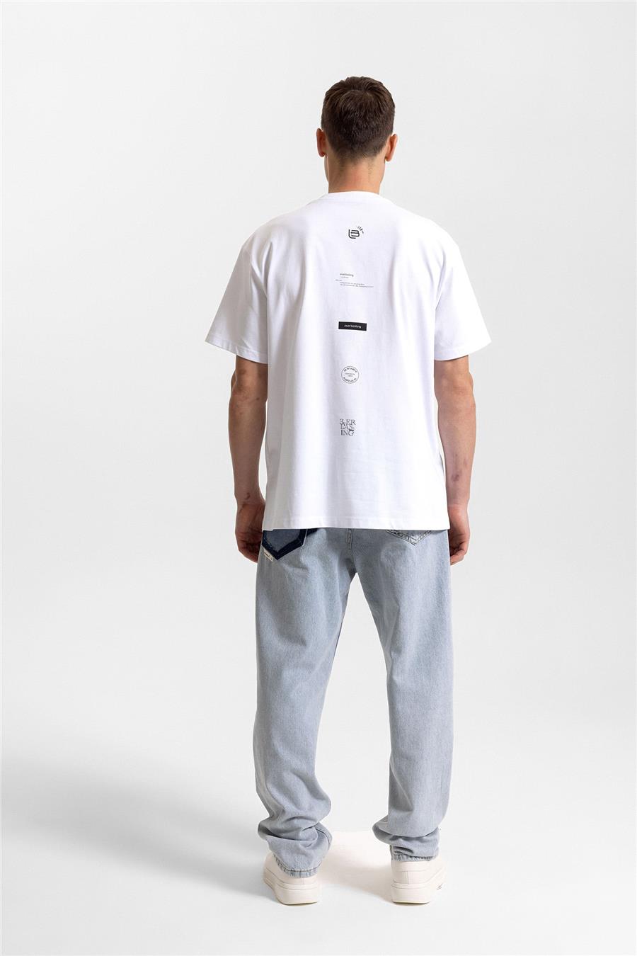 REGULAR FIT LOGO BASKILI YAZILI T-SHIRT